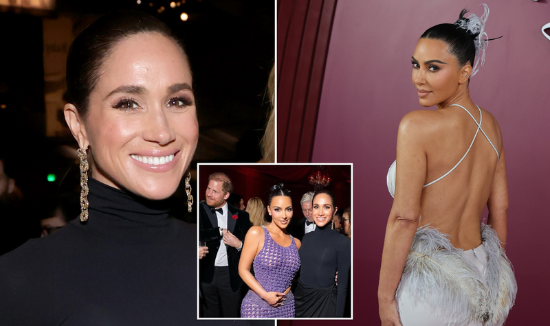 Kim Kardashian and Meghan Markle