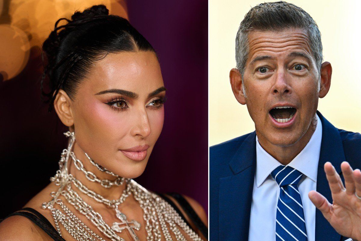 Kim Kardashian and Nasa acting administrator Sean Duffy