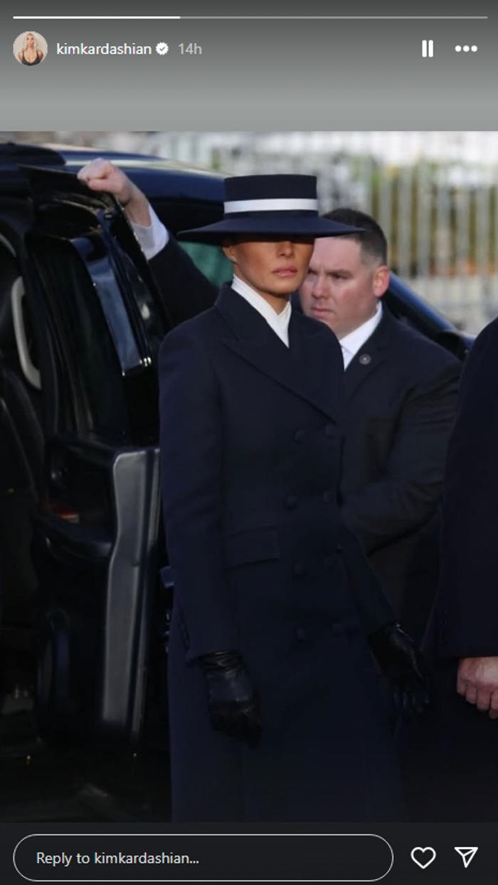 Kim Kardashian Melania Trumo story