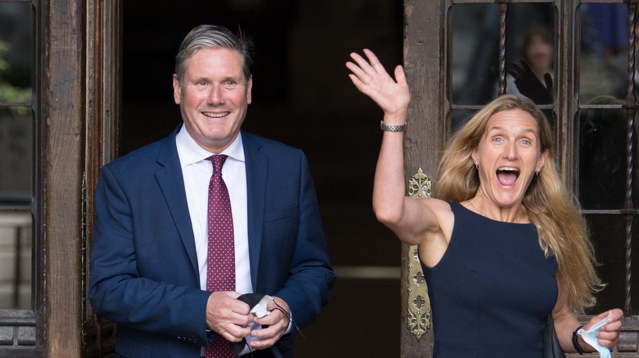Kim Leadbeater and Keir Starmer