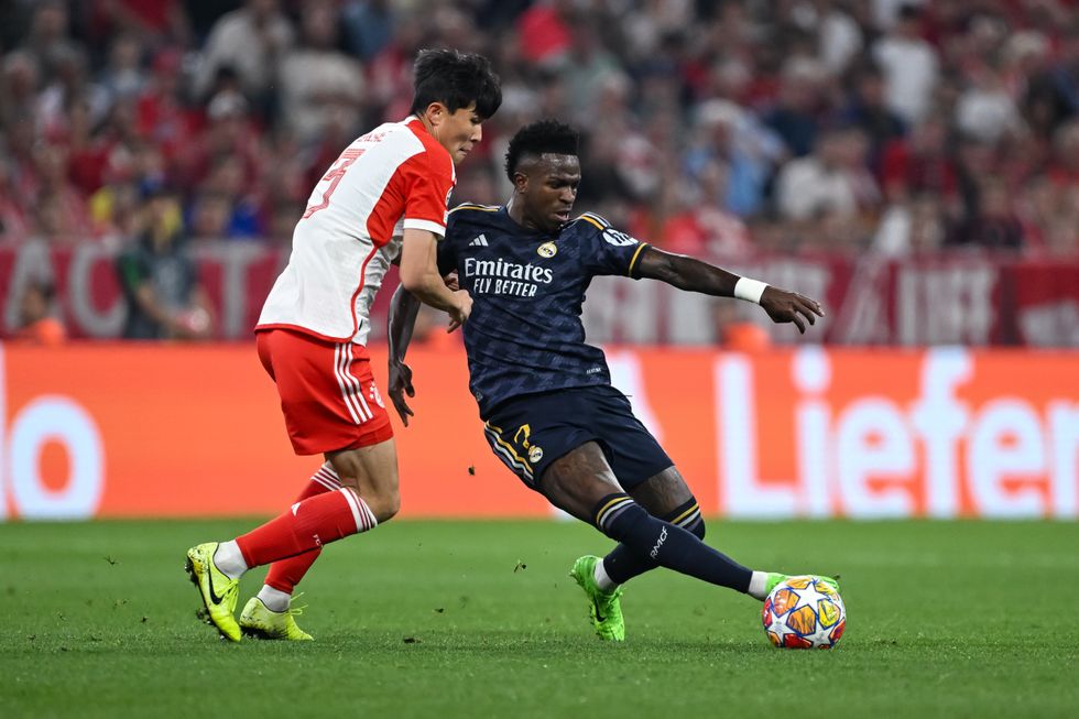 Kim Min-jae and Vinicius Junior