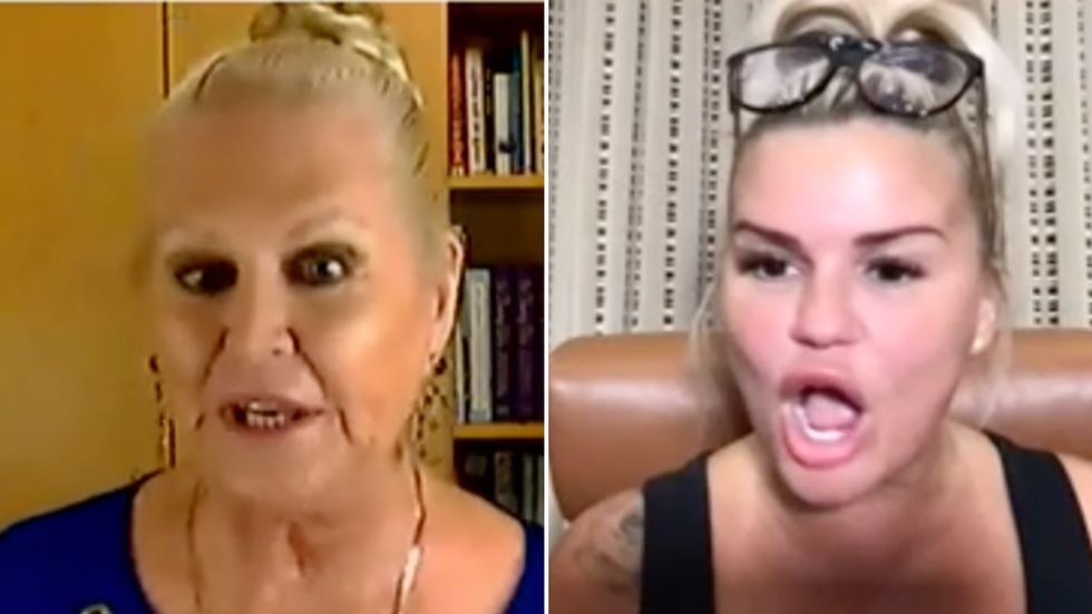 Kim Woodburn and Kerry Katona