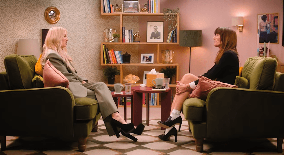 Kimberly Wyatt and Davina McCall