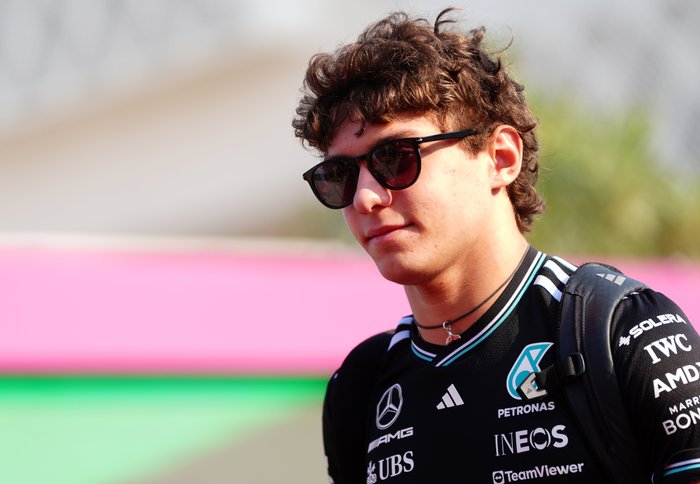 Kimi Antonelli was unharmed after a car crash before Bahrain practice