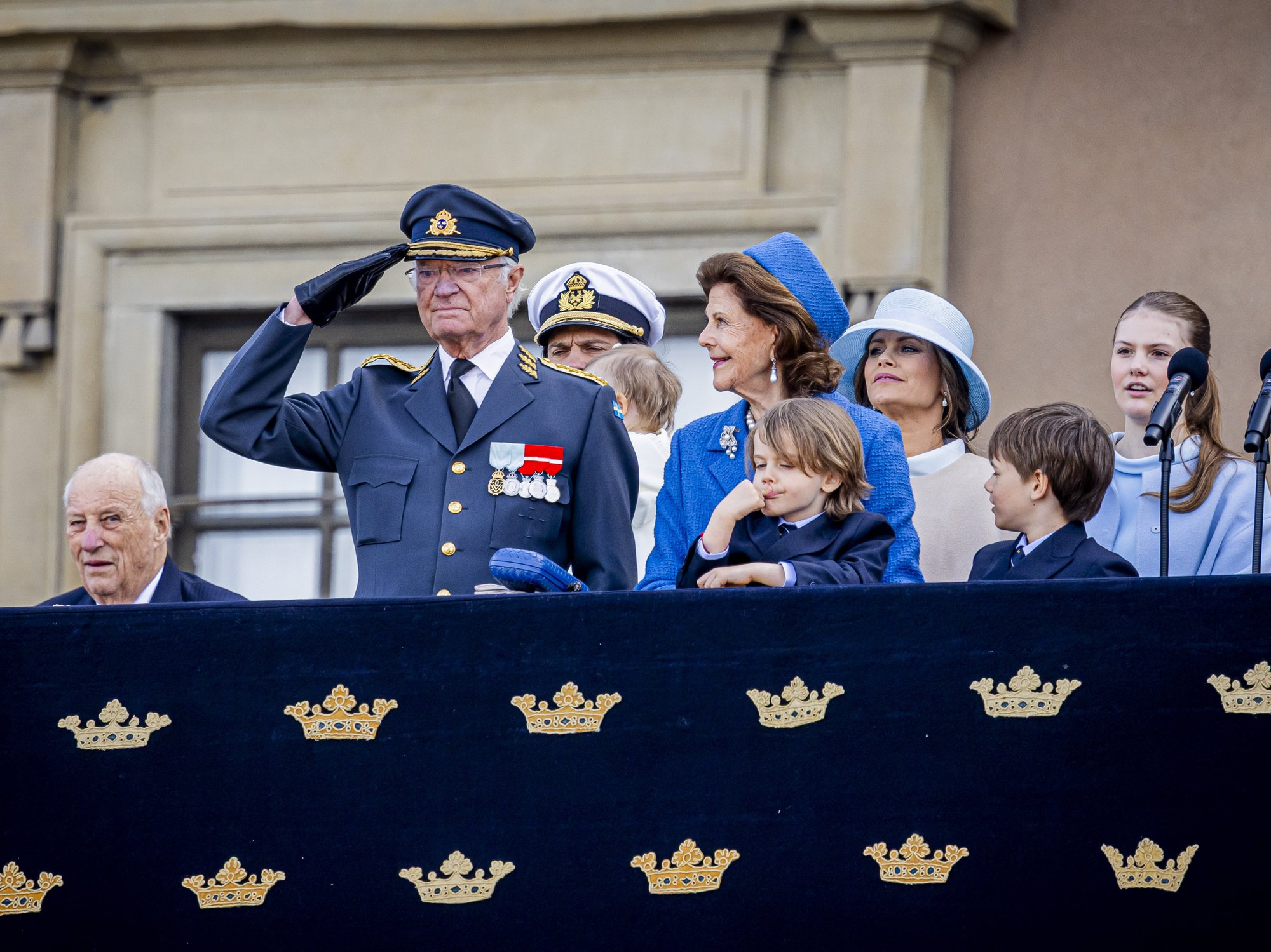 King Carl Gustaf of Sweden and Queen Silvia of Sweden