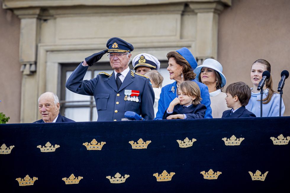 King Carl Gustaf of Sweden and Queen Silvia of Sweden