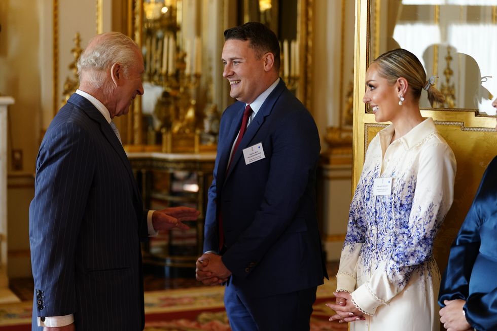 King Charles and Amy Dowden