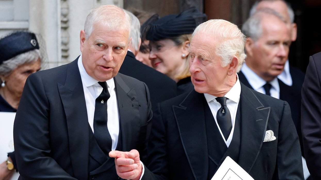 King Charles and Andrew Mountbatten-Windsor