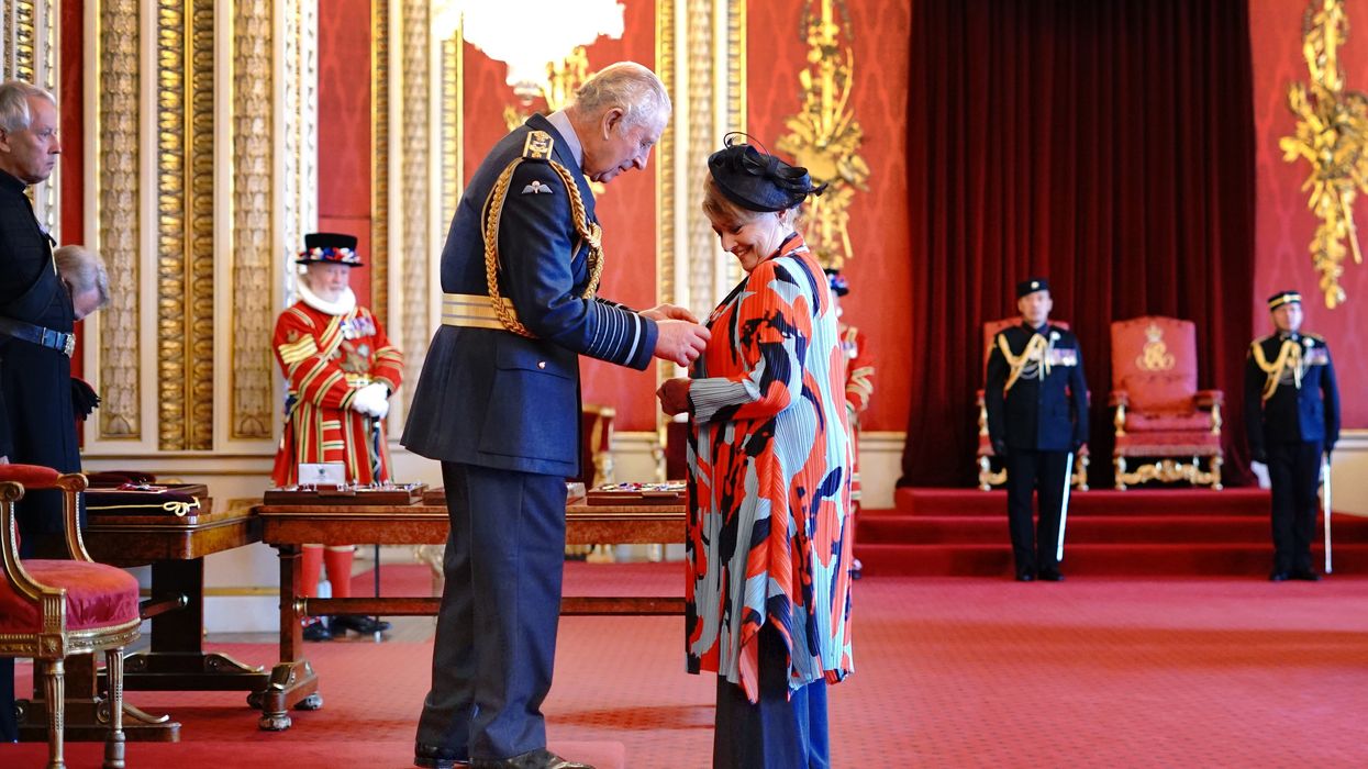 King Charles and Anne Diamond