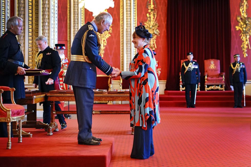 King Charles and Anne Diamond