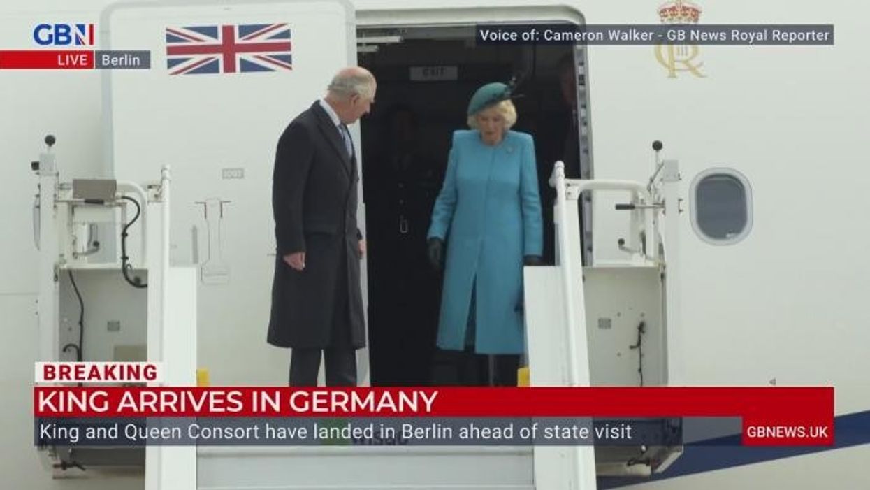 King Charles III and Camilla arrive in Germany for landmark State Visit