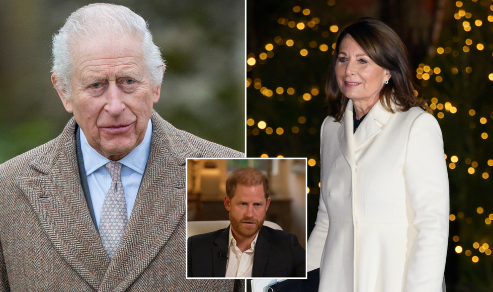 King Charles and Carole Middleton