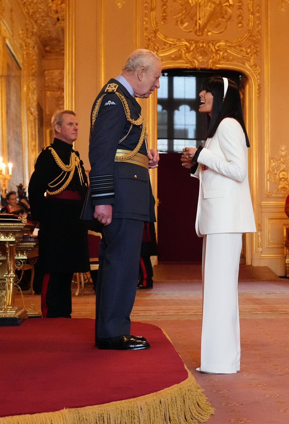 King Charles and Claudia Winkleman