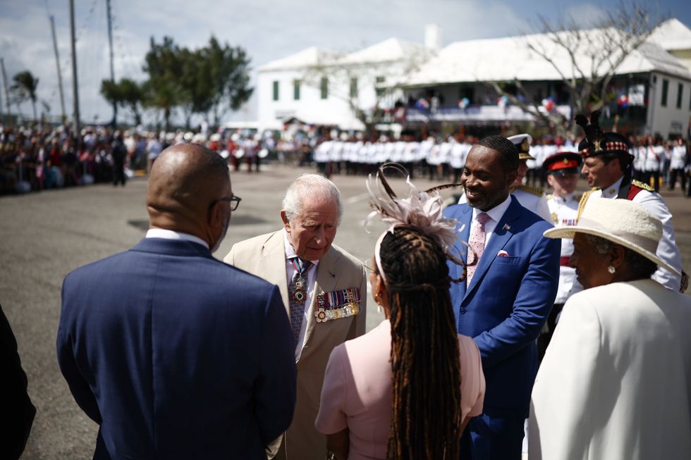 King Charles and David Burt
