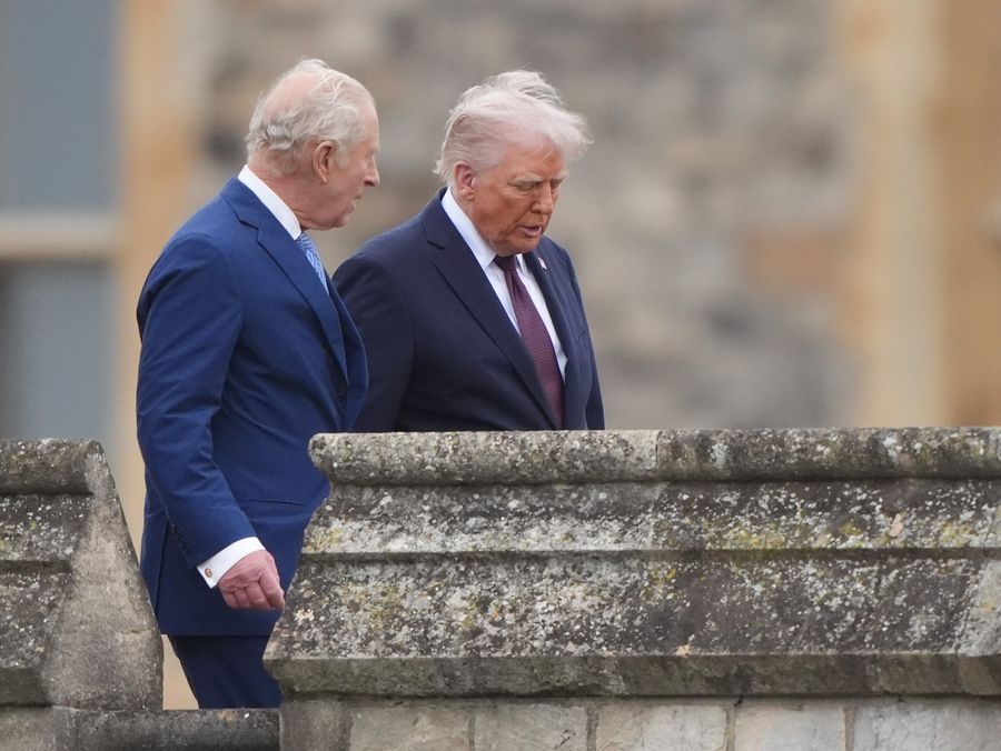 King Charles and Donald Trump
