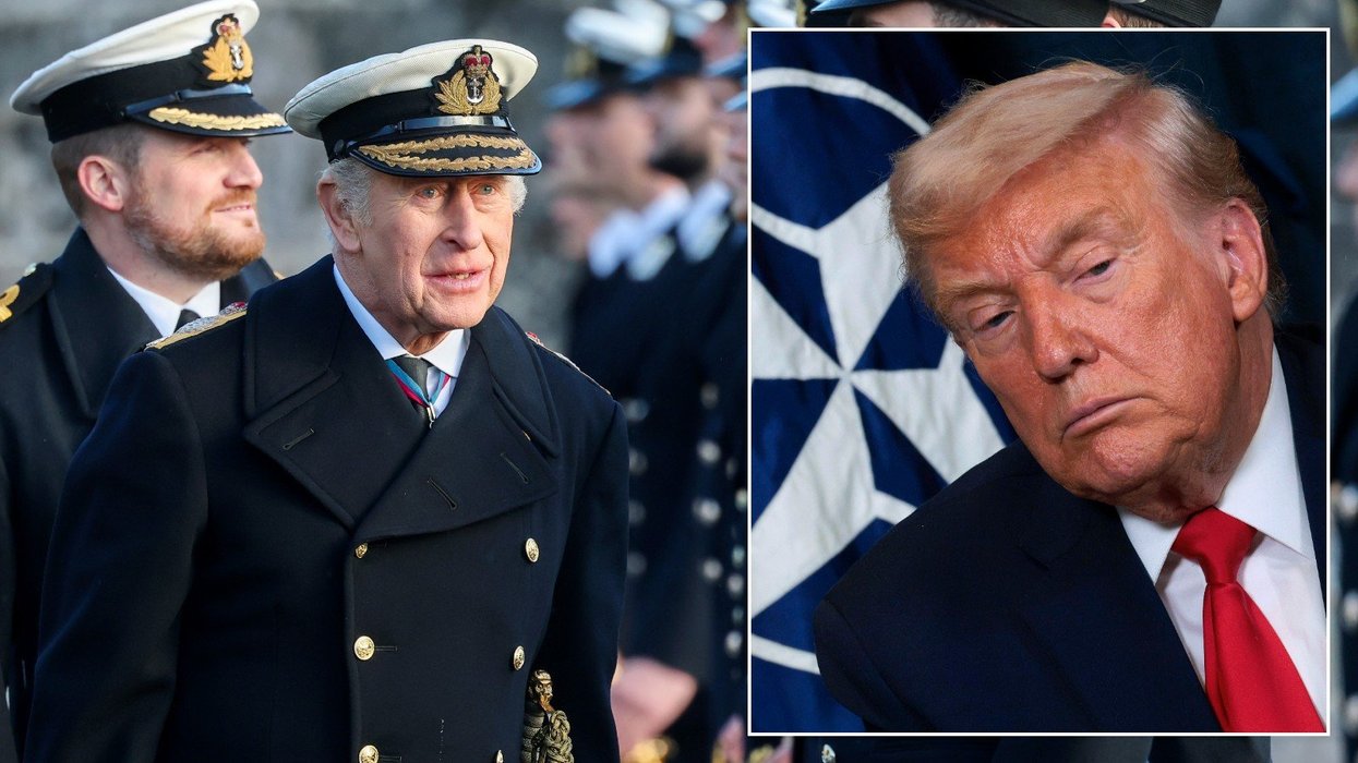 King Charles and Donald Trump