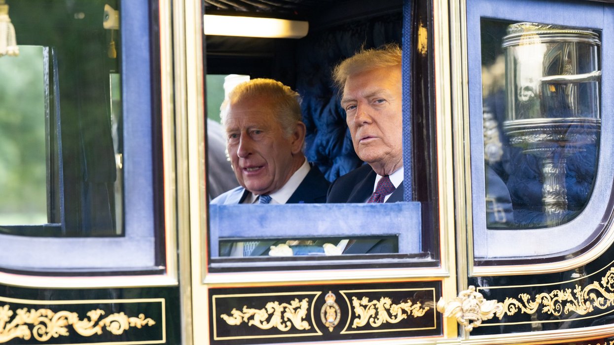 King Charles and Donald Trump