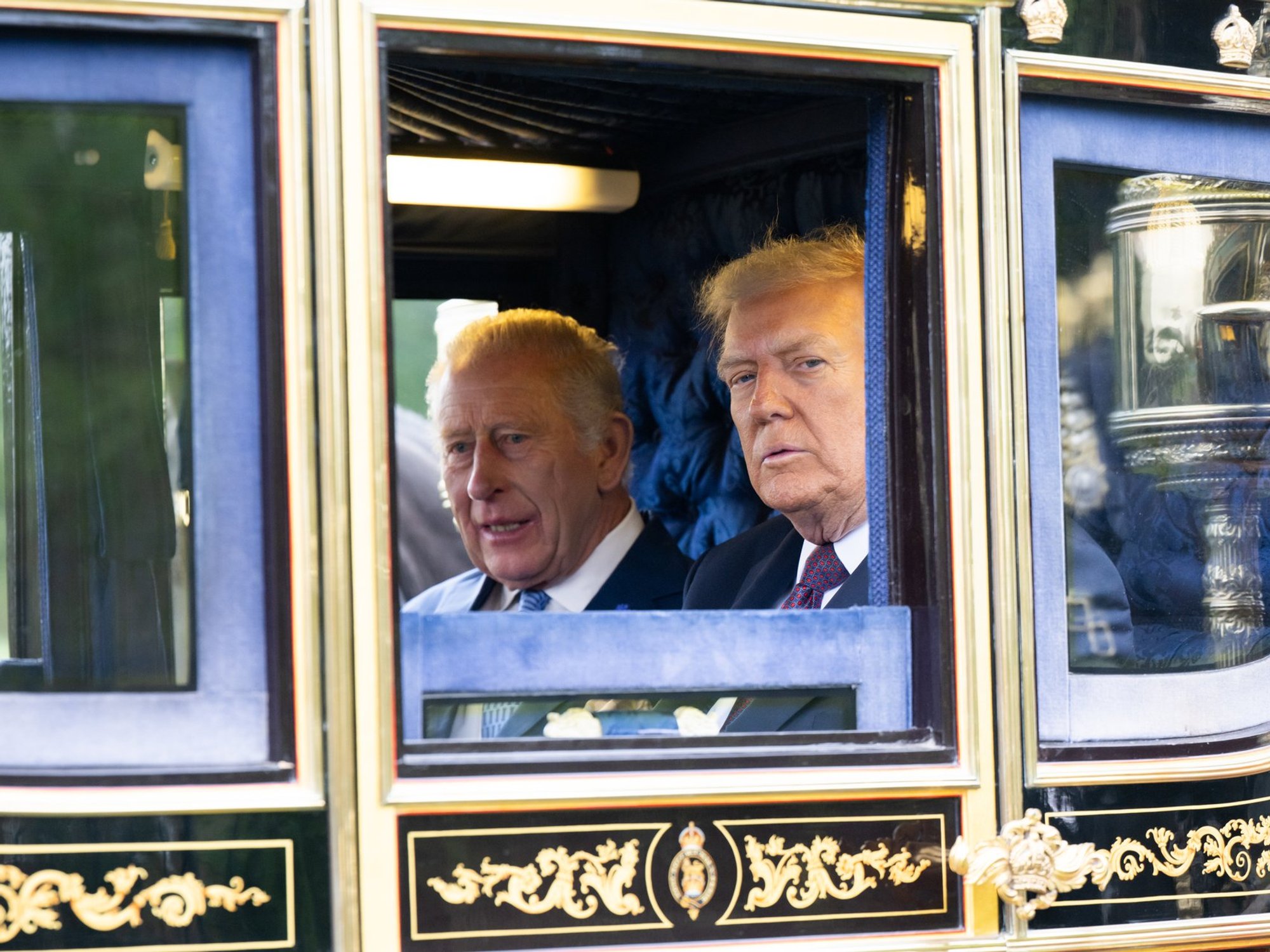 King Charles and Donald Trump