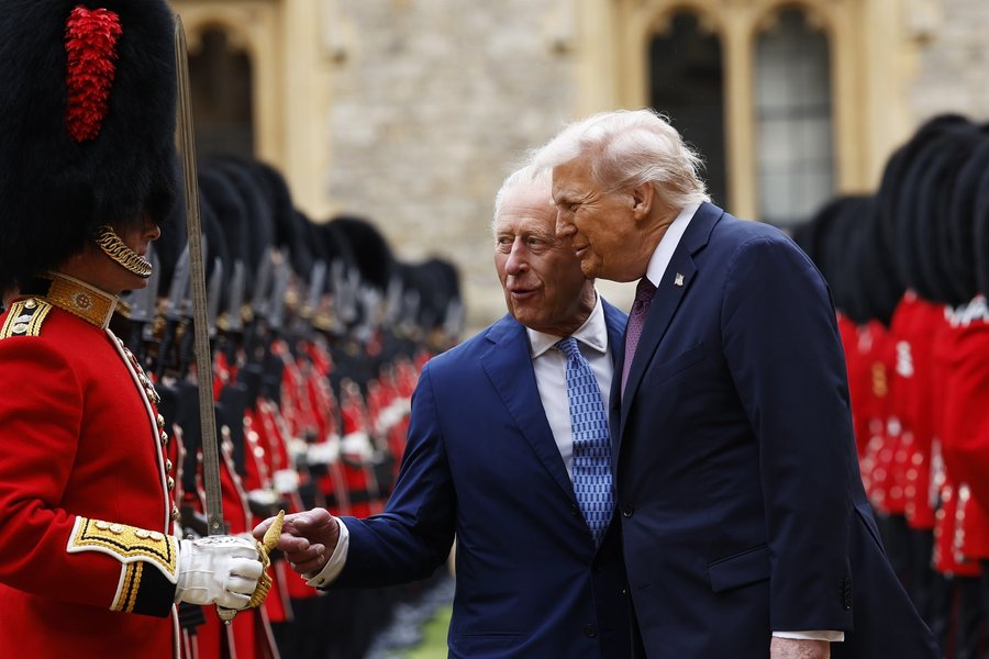 King Charles and Donald Trump