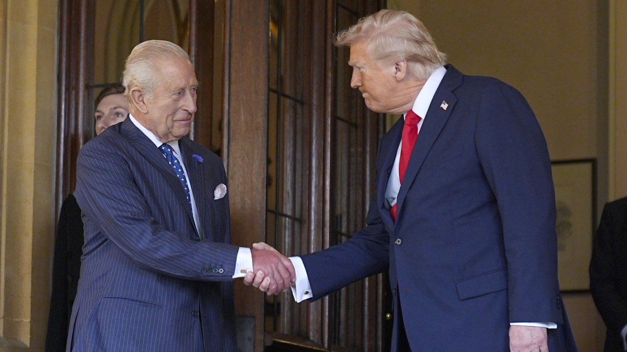 King Charles and Donald Trump