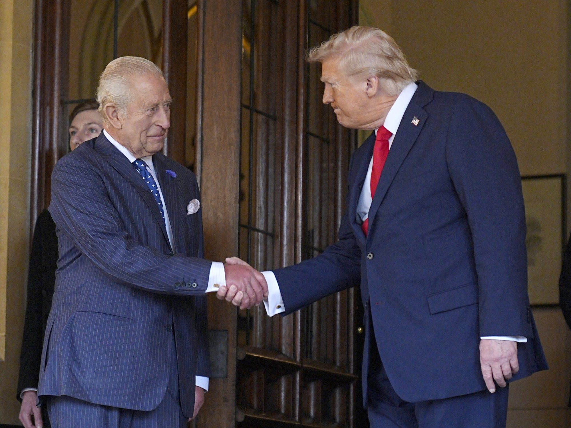 King Charles and Donald Trump