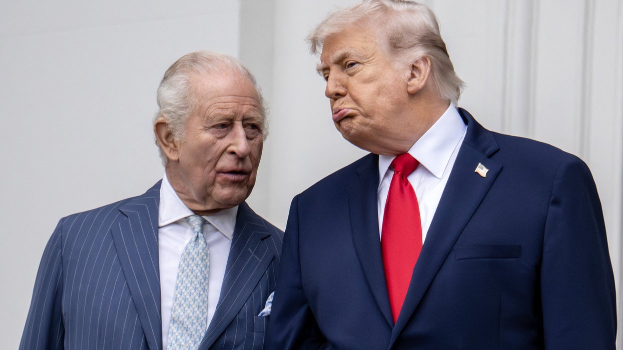 King Charles and Donald Trump