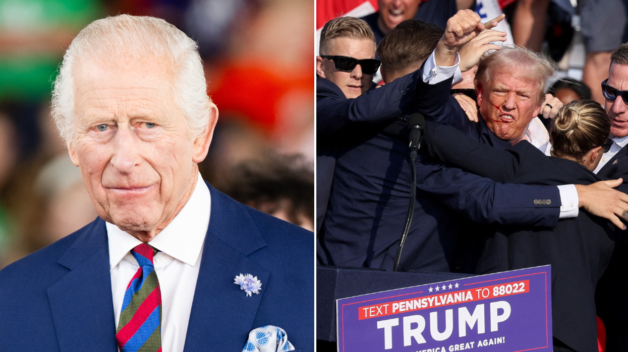 King Charles and Donald Trump