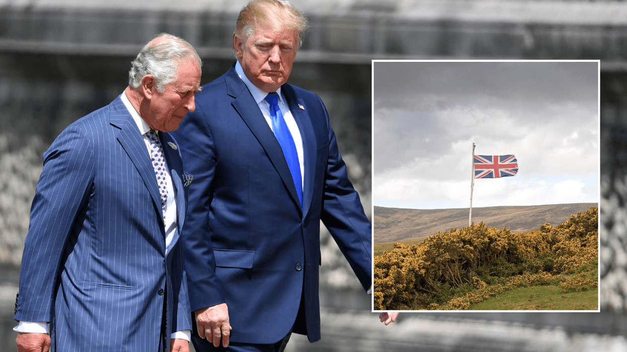 King Charles and Donald Trump