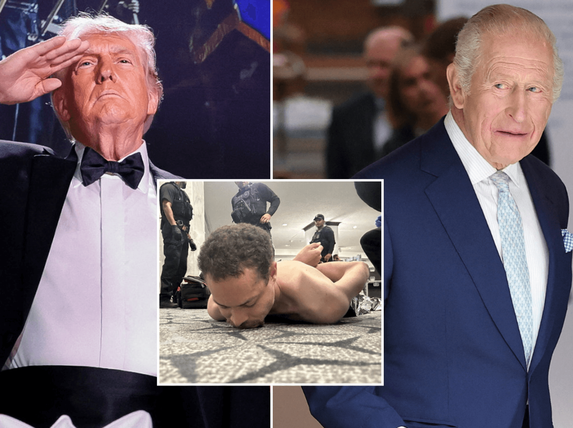 King Charles and Donald Trump