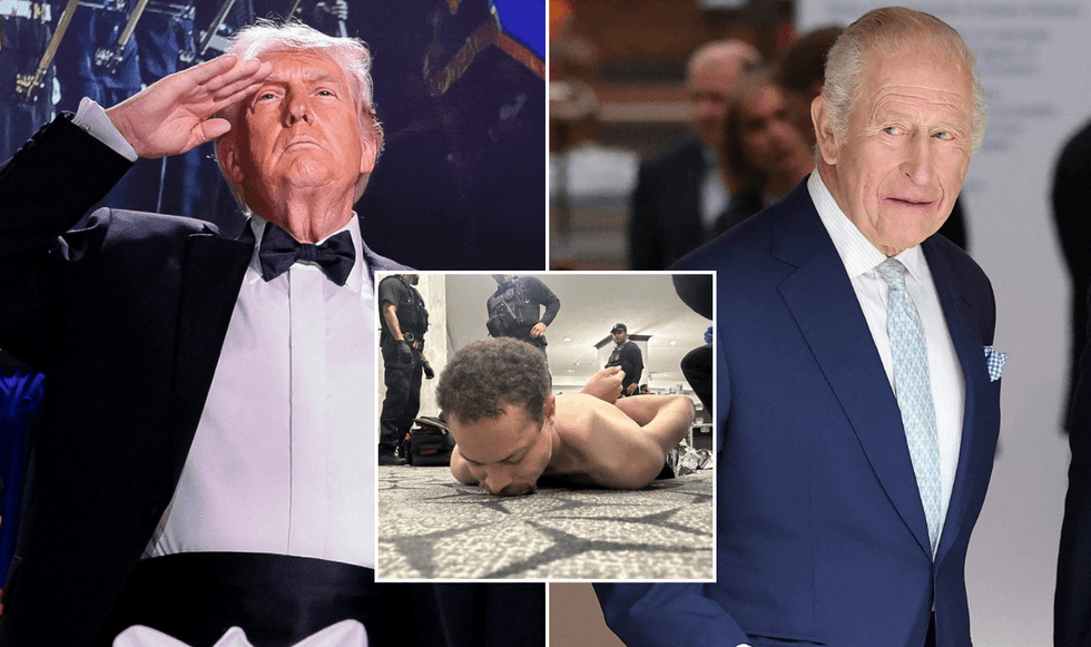 King Charles and Donald Trump