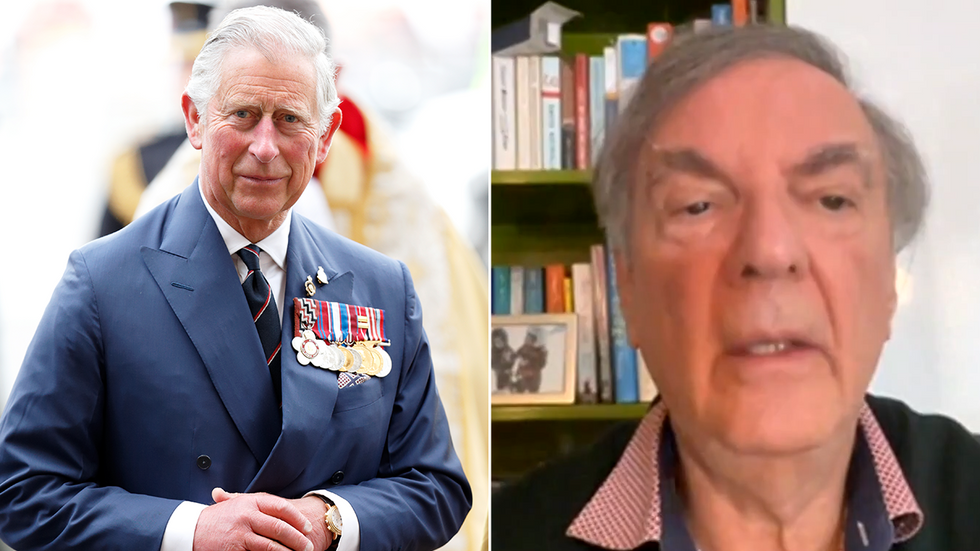 King Charles and Dr Laurence Gerlis