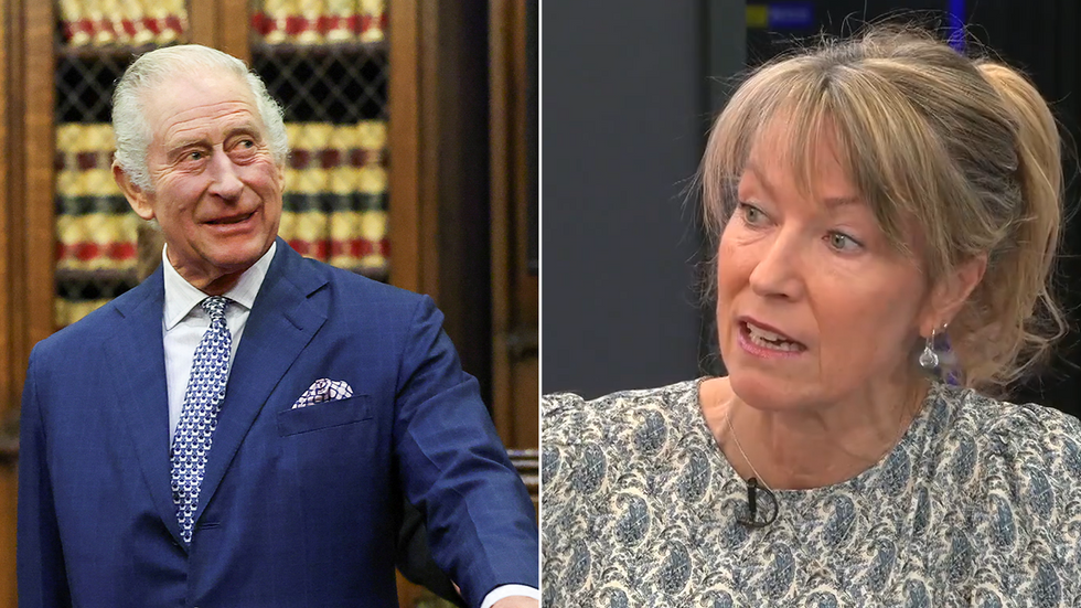 King Charles and Dr Renee Hoenderkamp