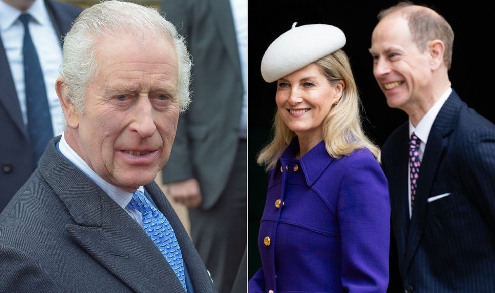 King Charles and Duke and Duchess of Edinburgh