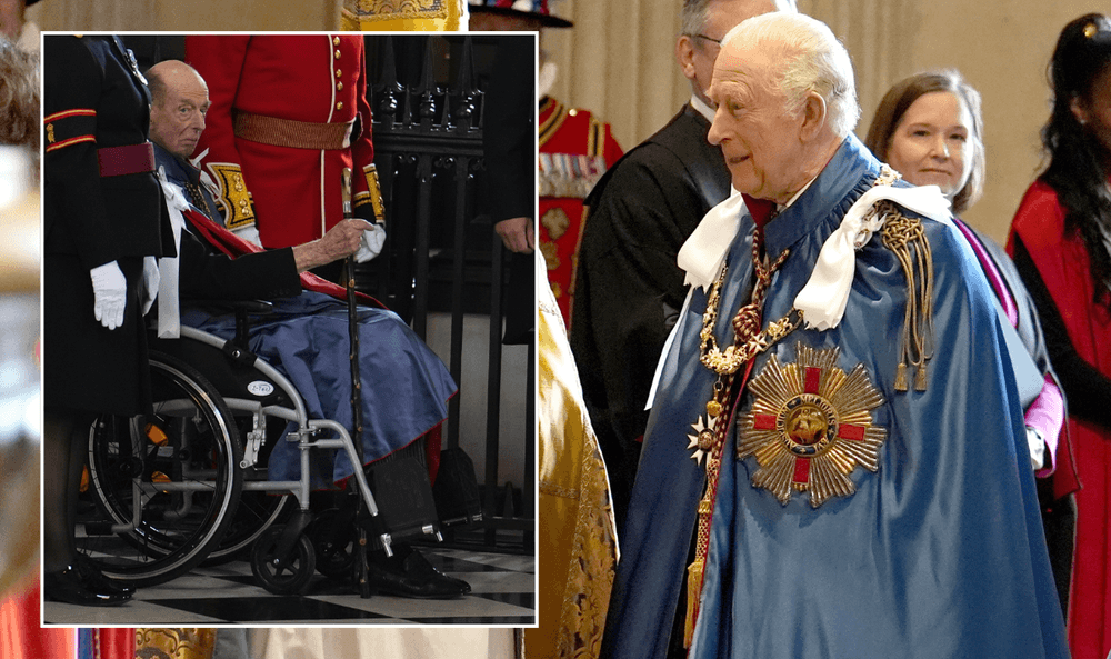 King Charles and Duke of Kent