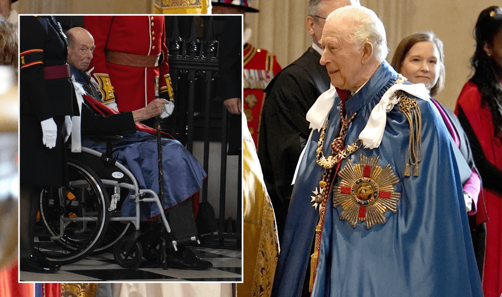 King Charles and Duke of Kent