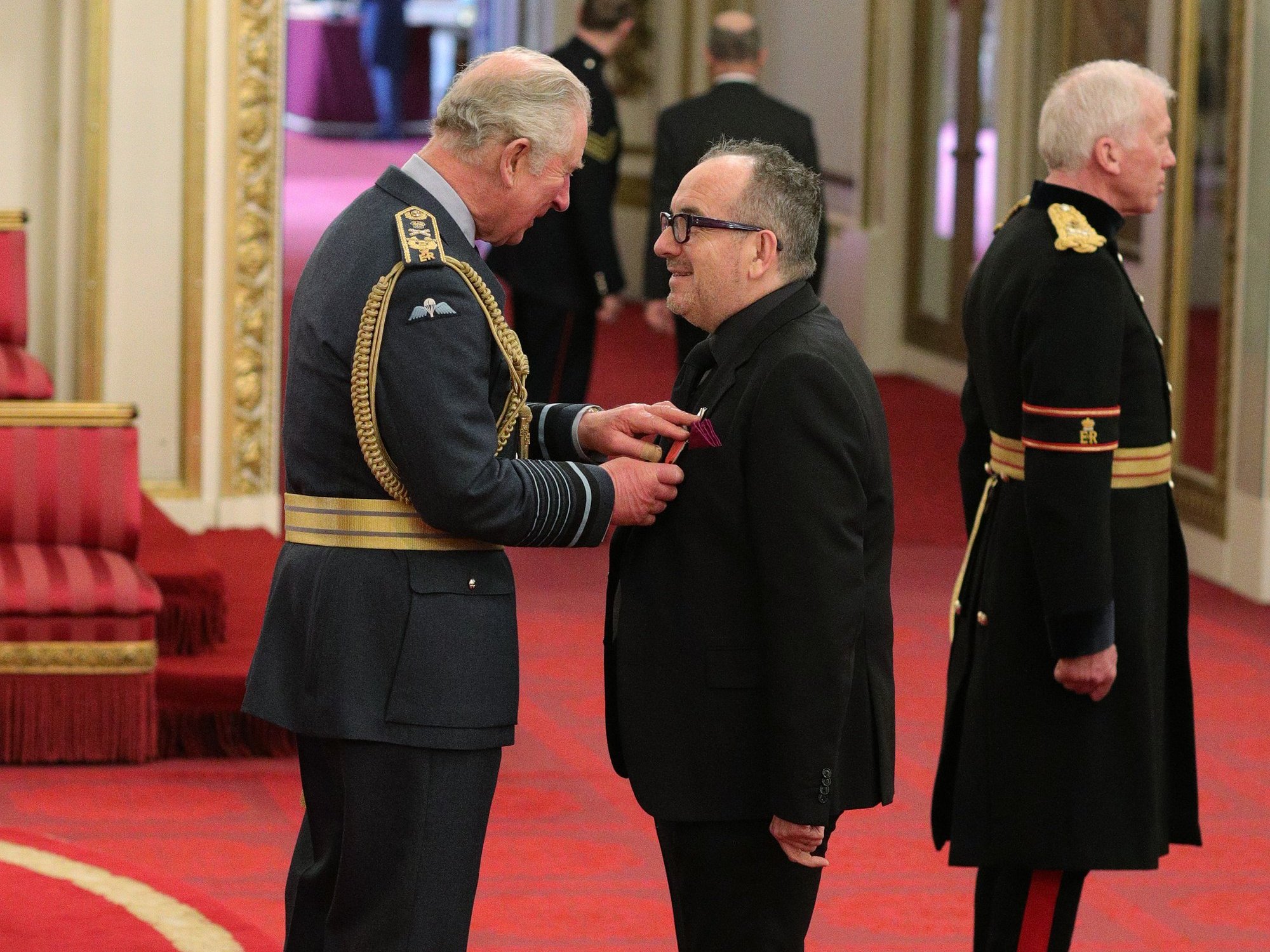 King Charles and Elvis Costello