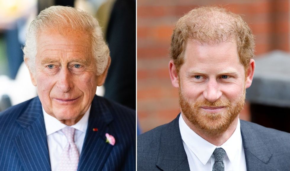King Charles and Harry