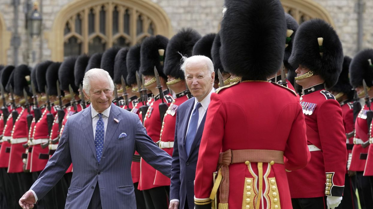 King Charles and Joe Biden