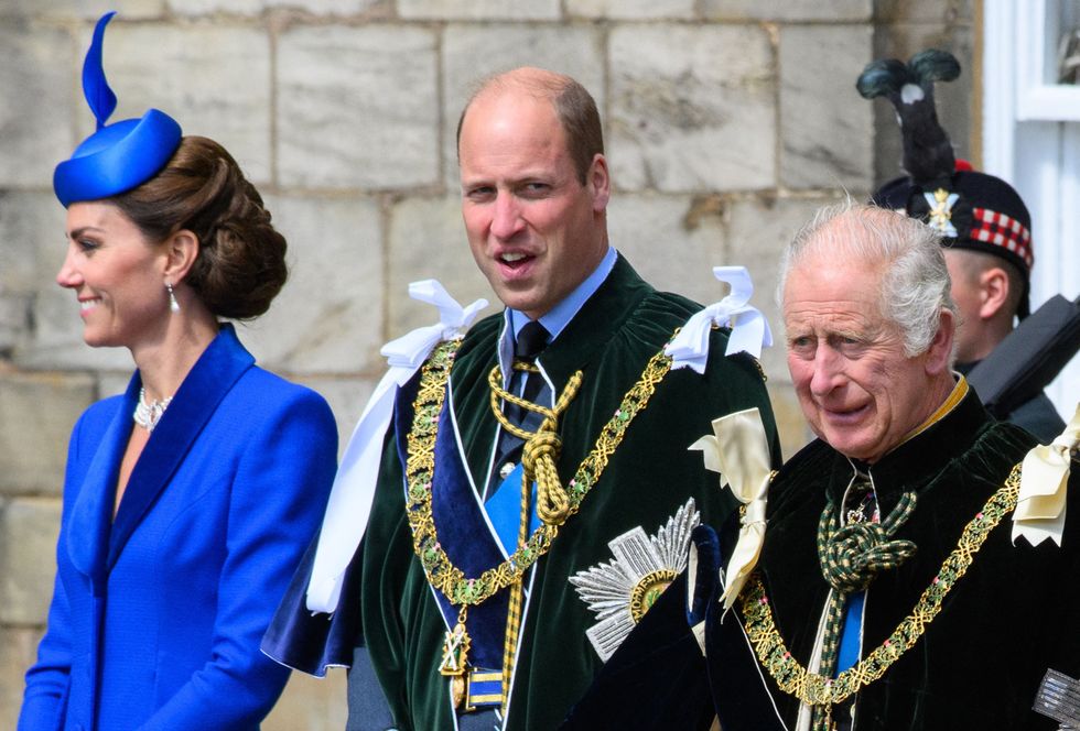 King Charles and Kate Middleton