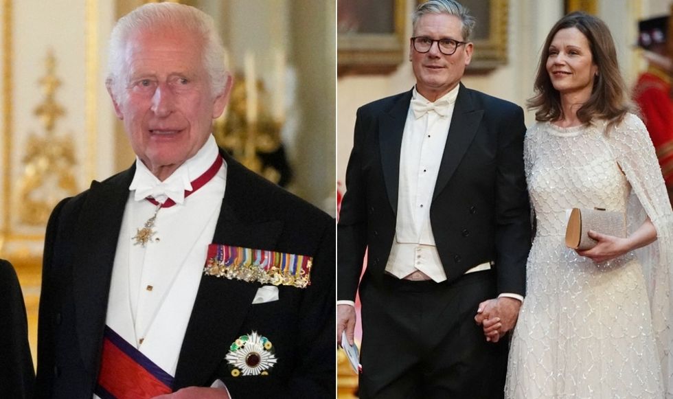 King Charles and Keir Starmer