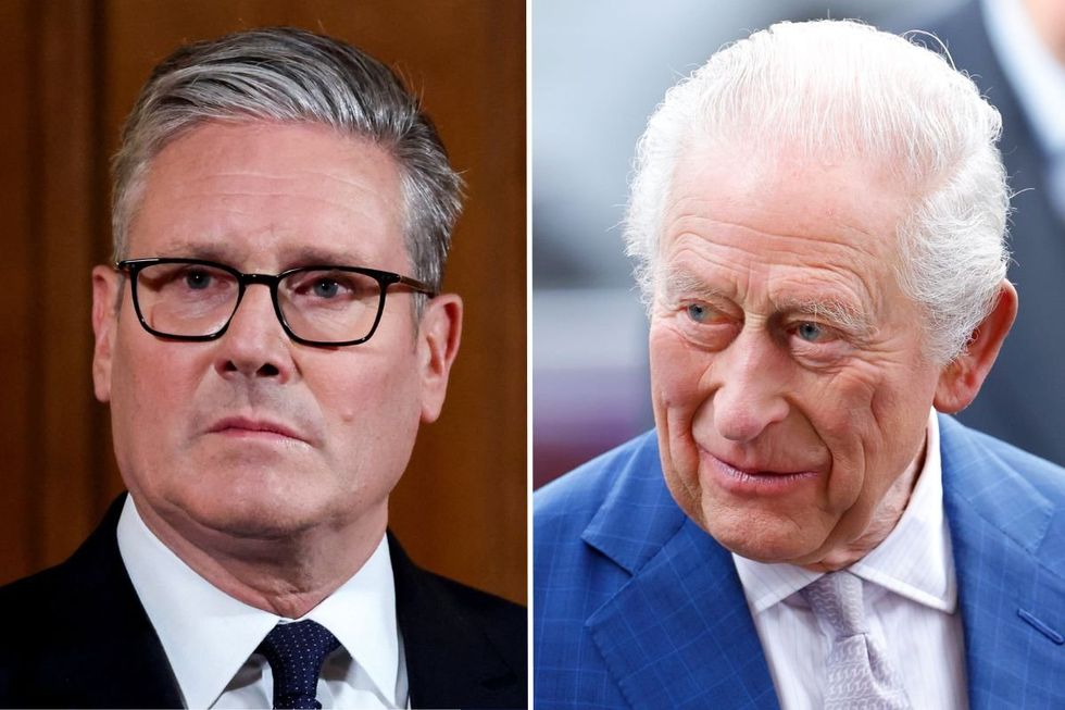King Charles and Keir Starmer