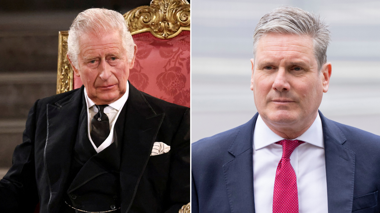 King Charles and Keir Starmer