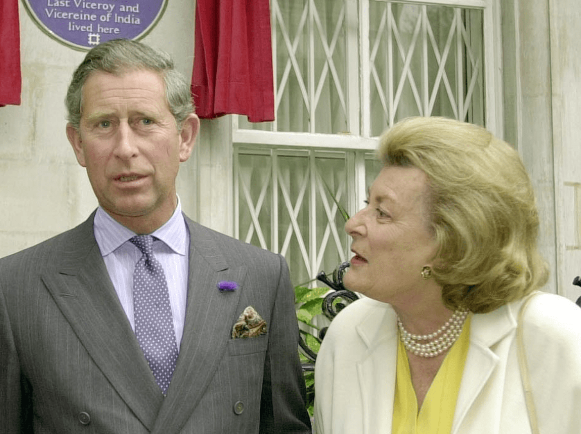 King Charles and Lady Pamela Hicks