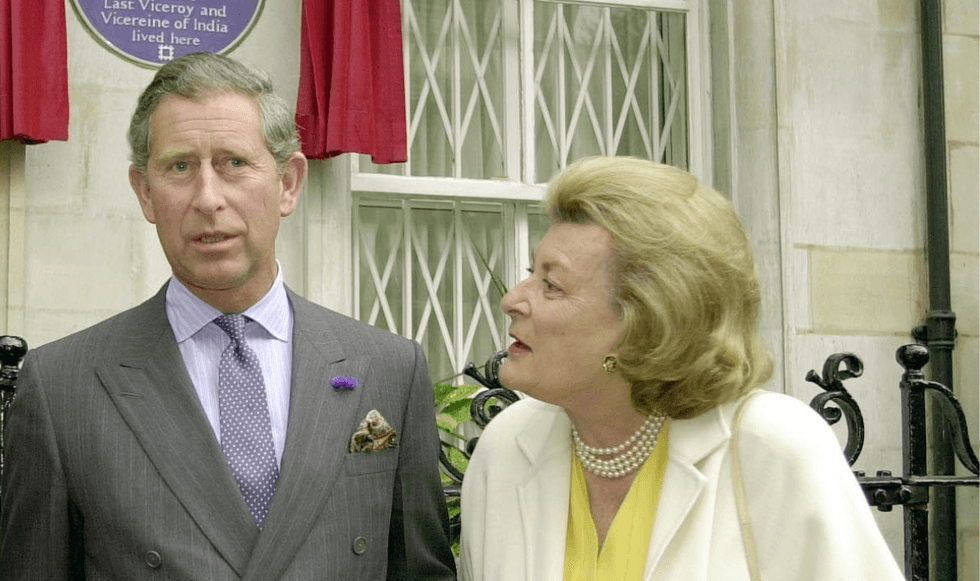 King Charles and Lady Pamela Hicks