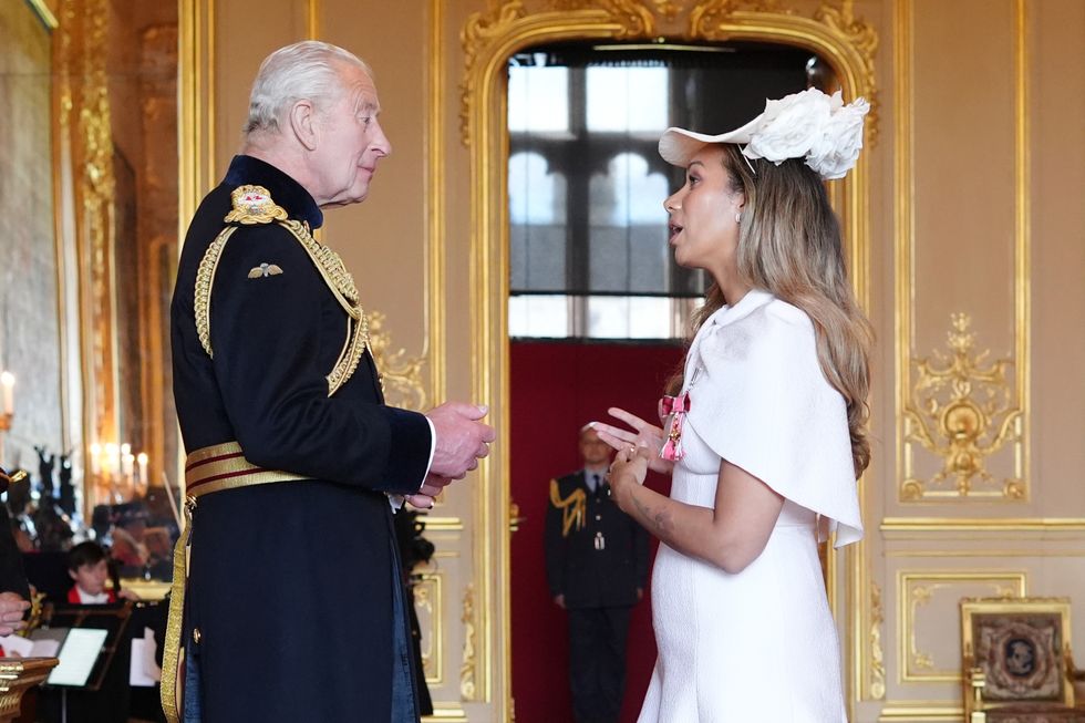 King Charles and Leona Lewis.