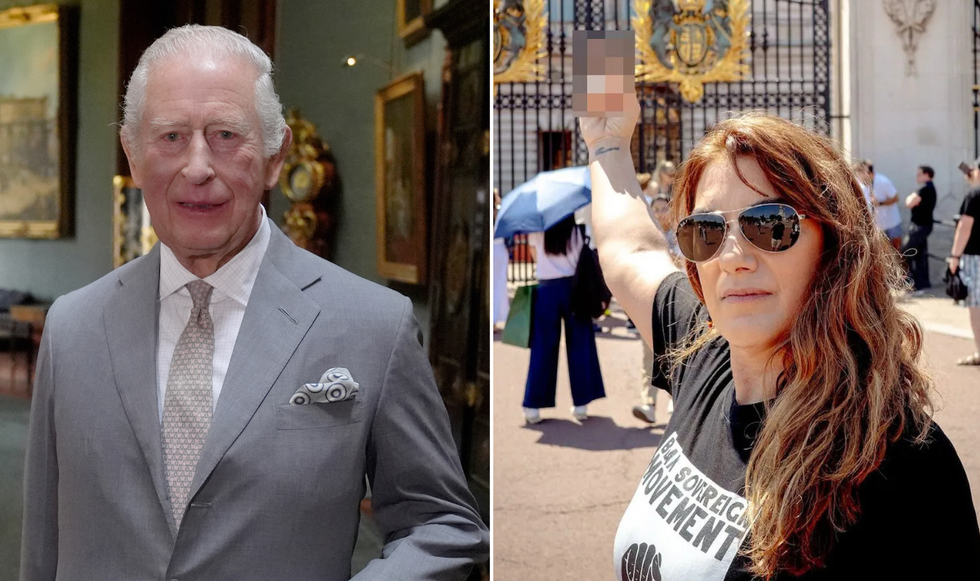 King Charles and Lidia Thorpe