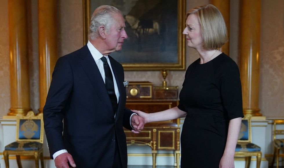 King Charles and Liz Truss