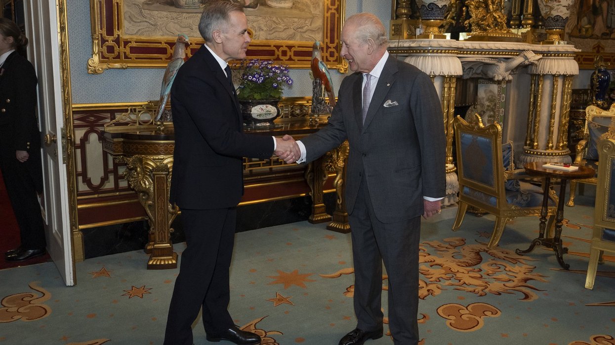 King Charles and Mark Carney
