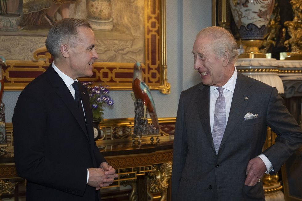 King Charles and Mark Carney