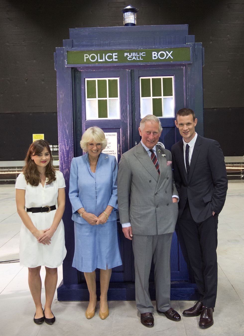 King Charles and Matt Smith